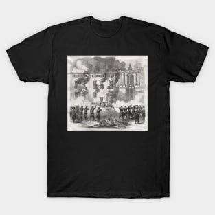 Revolution Palermo Sicily Massacre of people at the Convent of The White Benedictines 1860 T-Shirt